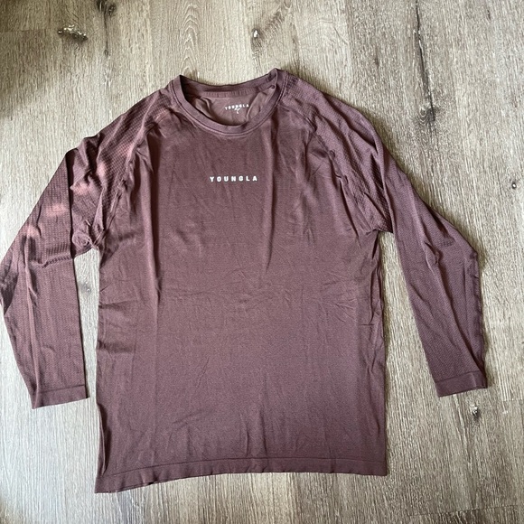 YoungLA Other - YoungLA Brown Long Sleeve Tee Soft Cotton Crewneck
